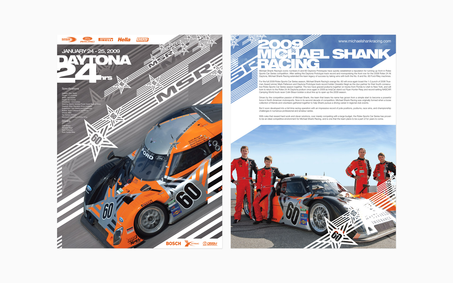 2009 Michael Shank Racing Hero Card