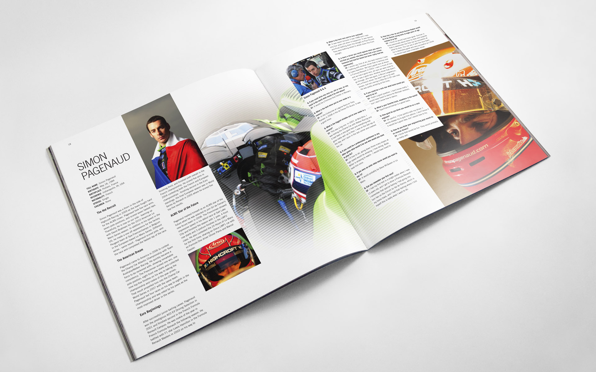 2010 Pátron Highcroft Racing Media Kit