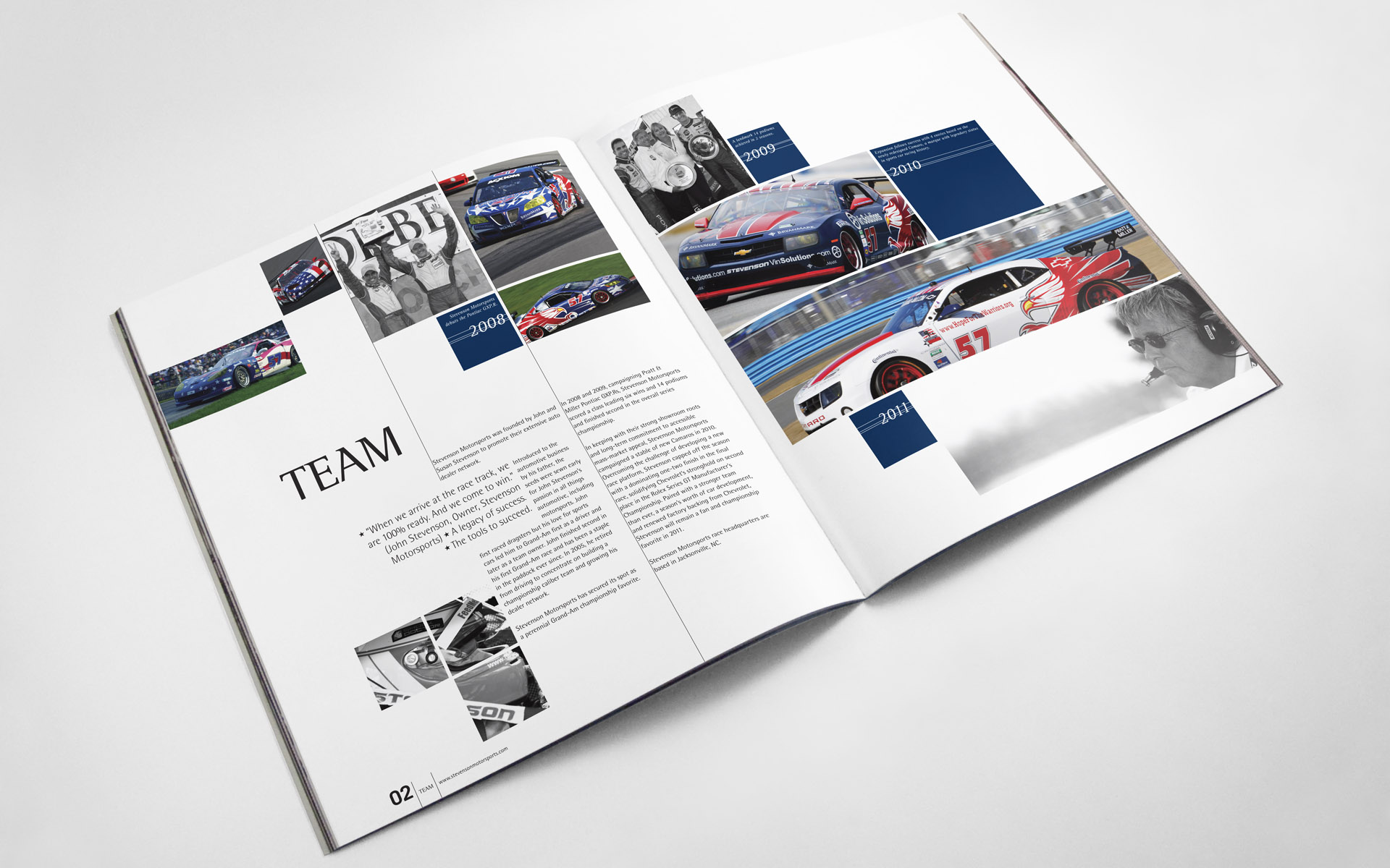 2011 Stevenson Motorsports Sponsor Pitch Book